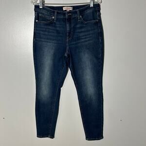 Lucky Brand AVA Mid Rise Skinny Washed Blue Denim Jeans Women’s Size 10